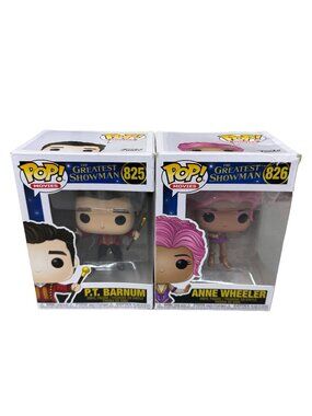 Funko Pop! Movies P.T. Barnum #825 Annie Wheeler #826 Vinyl The Greatest Showman
